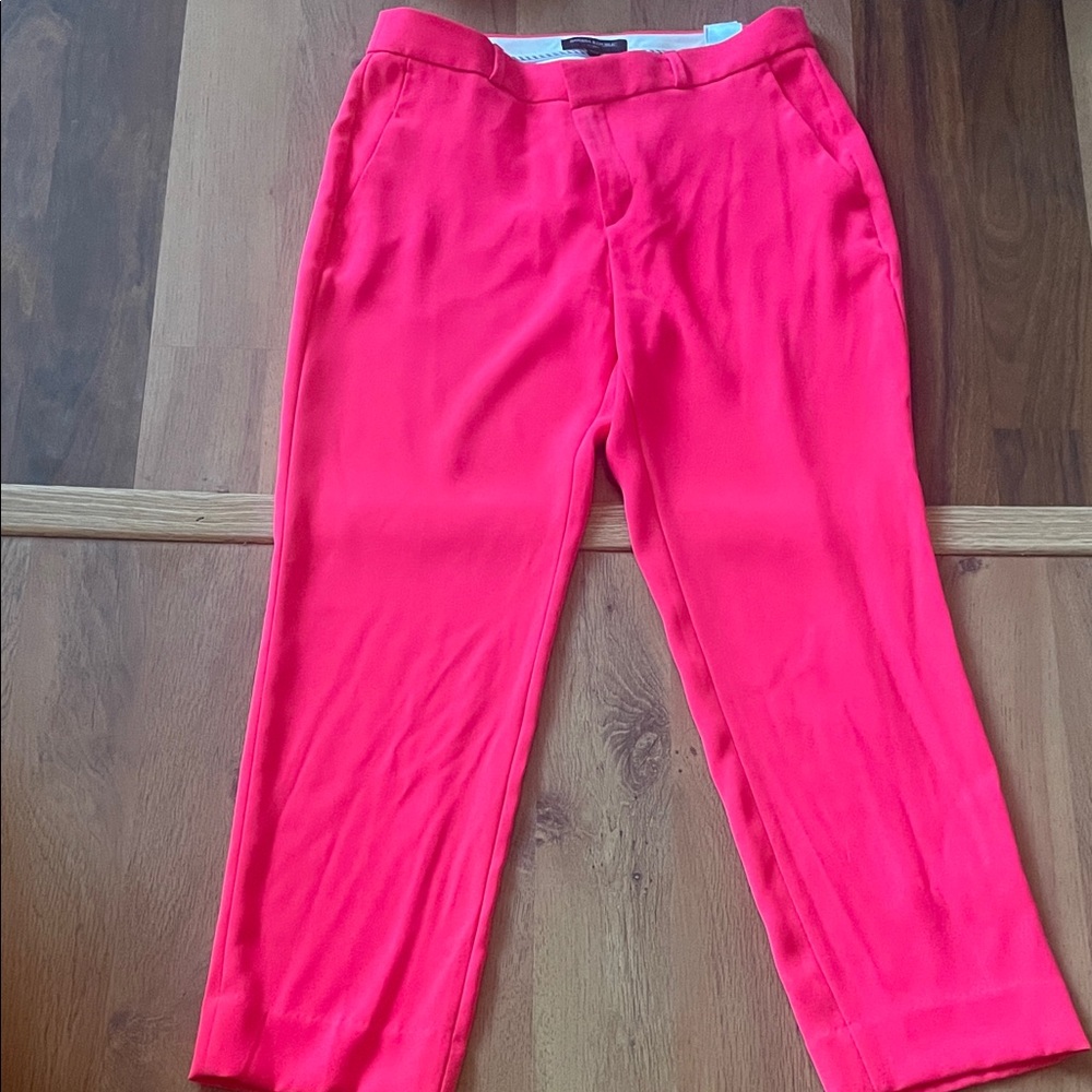 Banana Republic Hot Pink Avery ankle pants
